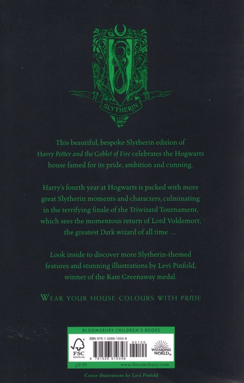HARRY POTTER AND THE GOBLET OF FIRE (SLYTHERIN EDITION)