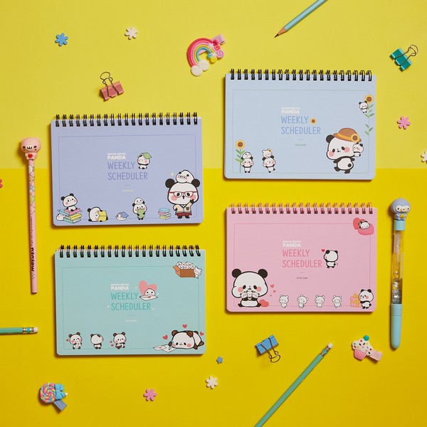 สมุดโน๊ตลายโมจิ โมจิแพนด้า Weekly Scheduler