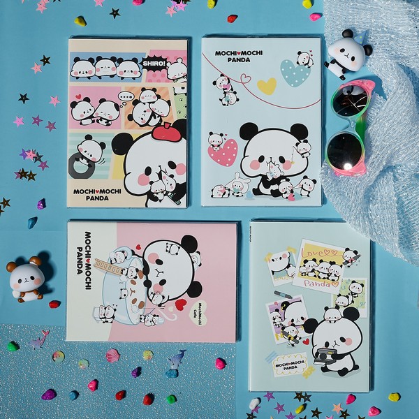 สมุดโน๊ตลายโมจิ โมจิแพนด้า PVC Cover