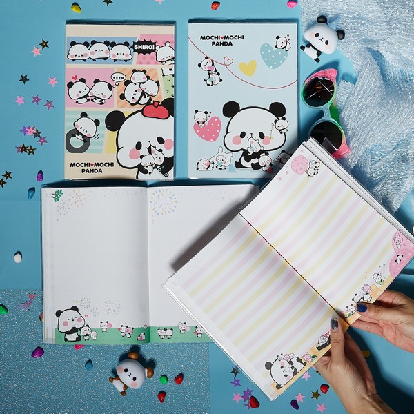 สมุดโน๊ตลายโมจิ โมจิแพนด้า PVC Cover