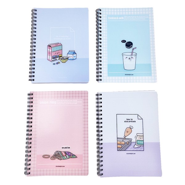  สมุดโน้ต เกาหลี Ropamoda สมุด   PP cover note ปกแข็งลายมินิมอล งานน่ารัก Made In Korea
