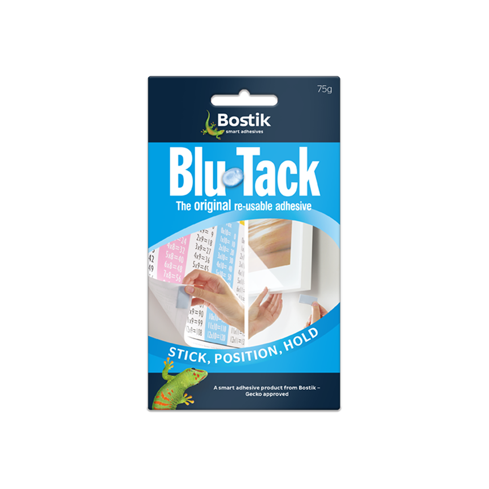 Bostik Blu Tack Original - บอสติก กาวดินนำ้มันสูตรต้นตำรับ 75g. Made In Australia