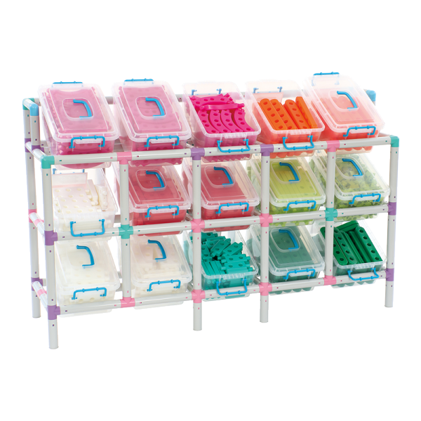 15 TILTED STORAGE BINS  ชั้นวางของ 15 ช่อง