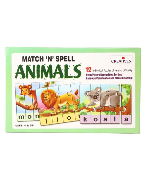 Match N Spell - Animals