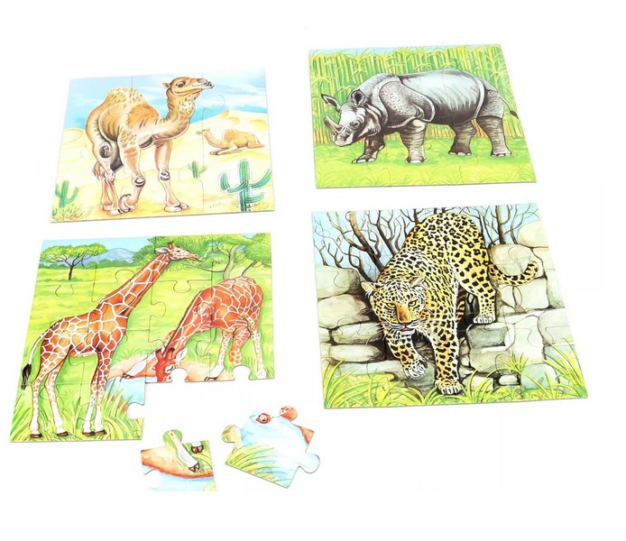 Animal Puzzle No. 3 (6 to 15 Pieces)