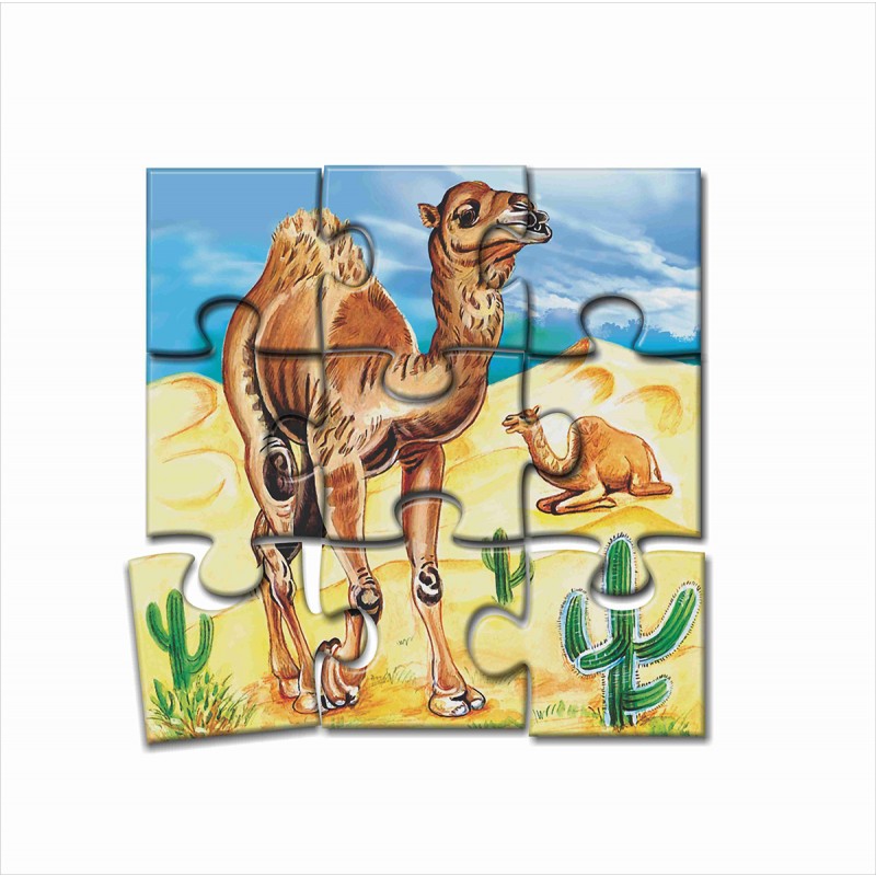 Animal Puzzle No. 3 (6 to 15 Pieces)