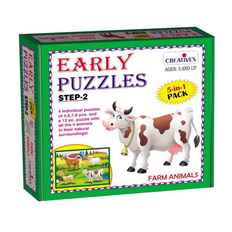 Early Puzzles Step II-Farm animnals