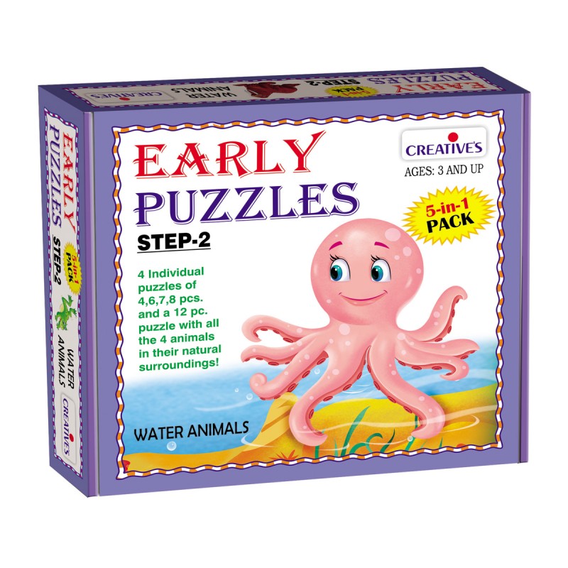 Early Puzzles Step II-Water Animals
