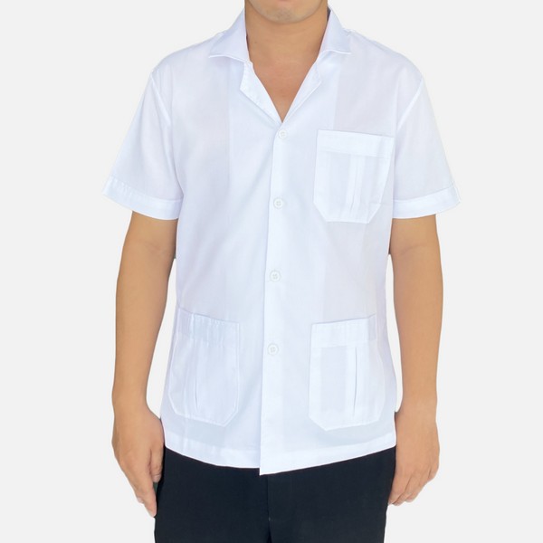 เสื้อกาวน์ ตัวสั้น ผ้าลีวาย #LLL @460.-