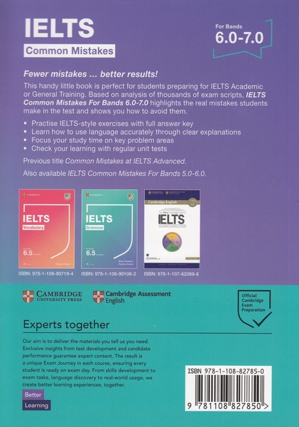 IELTS COMMON MISTAKES FOR BANDS 6.0-7.0