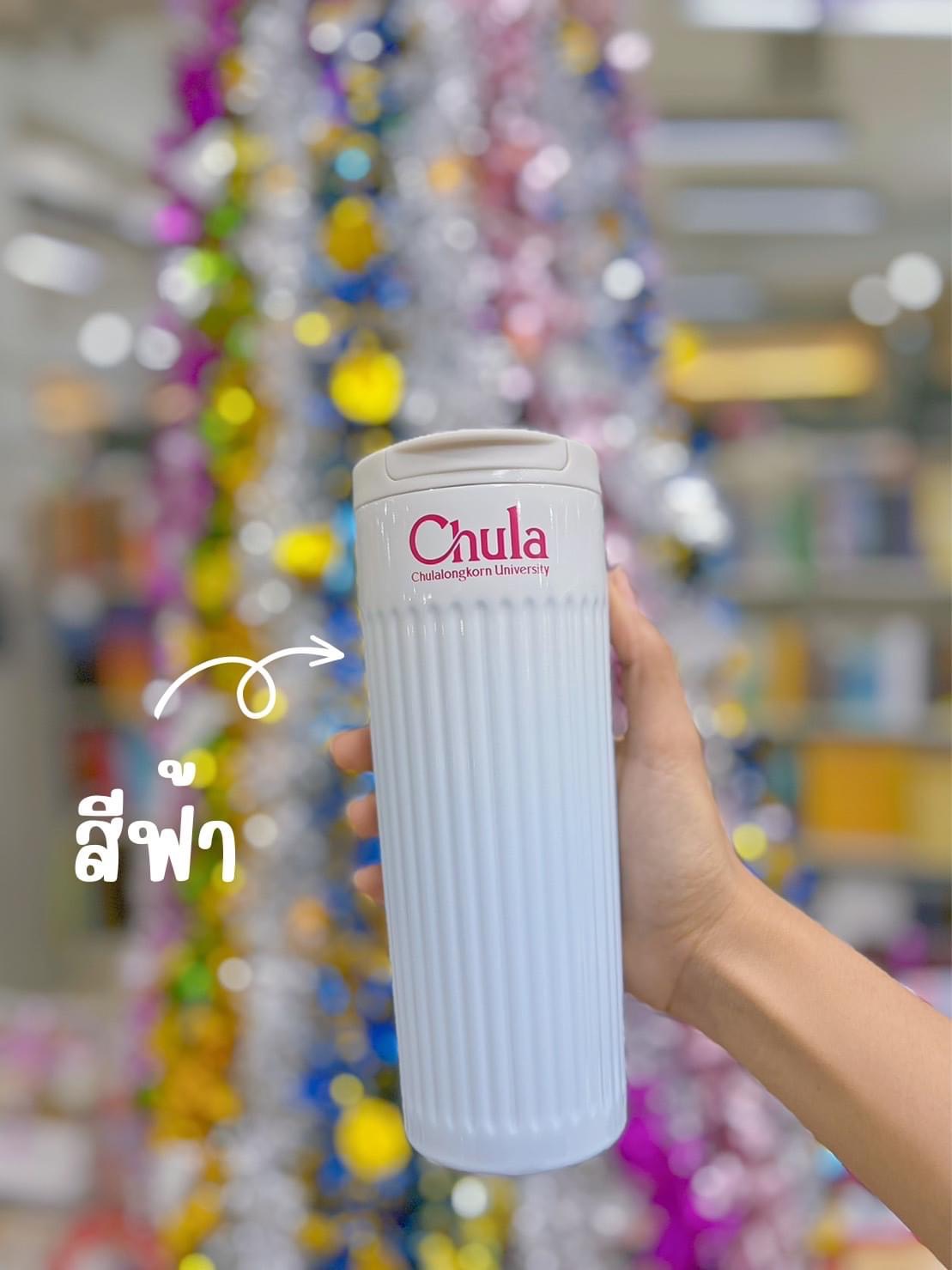 แก้วน้ำสแตนเลส 500 ml สีพาสเทล โลโก้