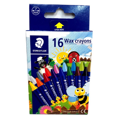 สีเทียน สเต็ดเล่อร์ 16 สี 220NC16
