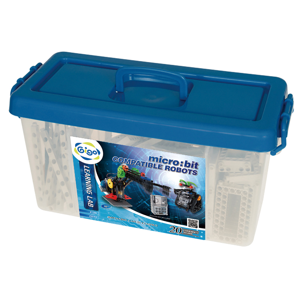 LEARNING LAB - MICROBIT COMPATIBLE ROBOT + COMPONENT  ชุดปฏิบัติการเรียนรู้ สร้างหุ่นยนต์ โดยการเขียนโปรแกรมด้วยไมโครบิท  พร้อมอุปกรณ์เสริมเพื่อการเรียน สร้างหุ่นยนต์