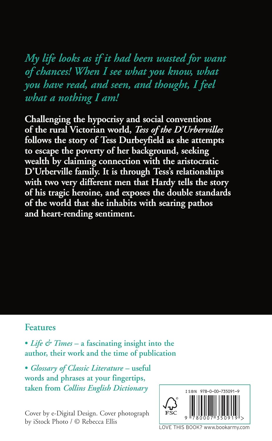 TESS OF THE D’URBERVILLES (COLLINS CLASSICS)