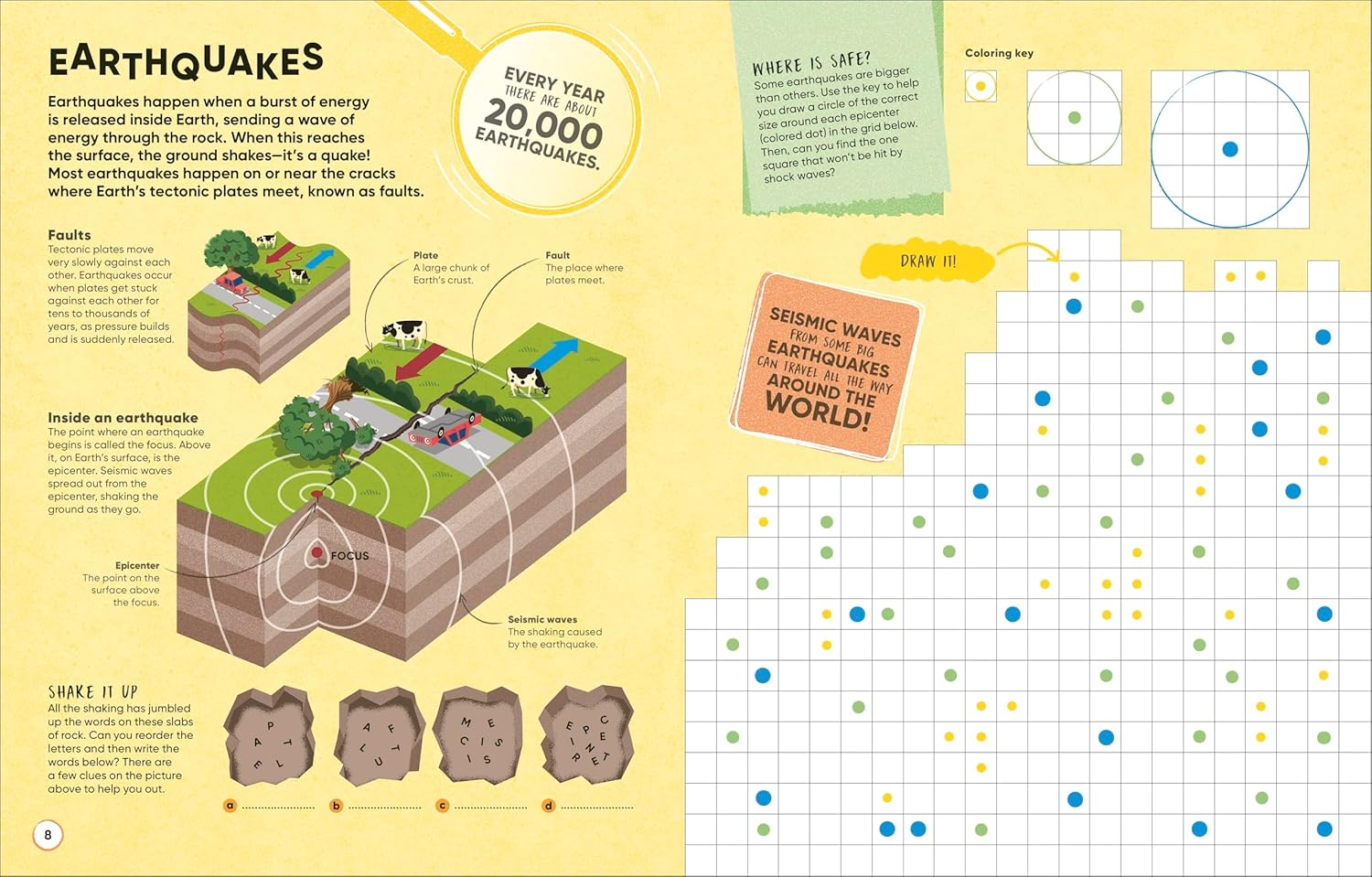 BRAIN BOOSTER: VOLCANOES AND EARTHQUAKES