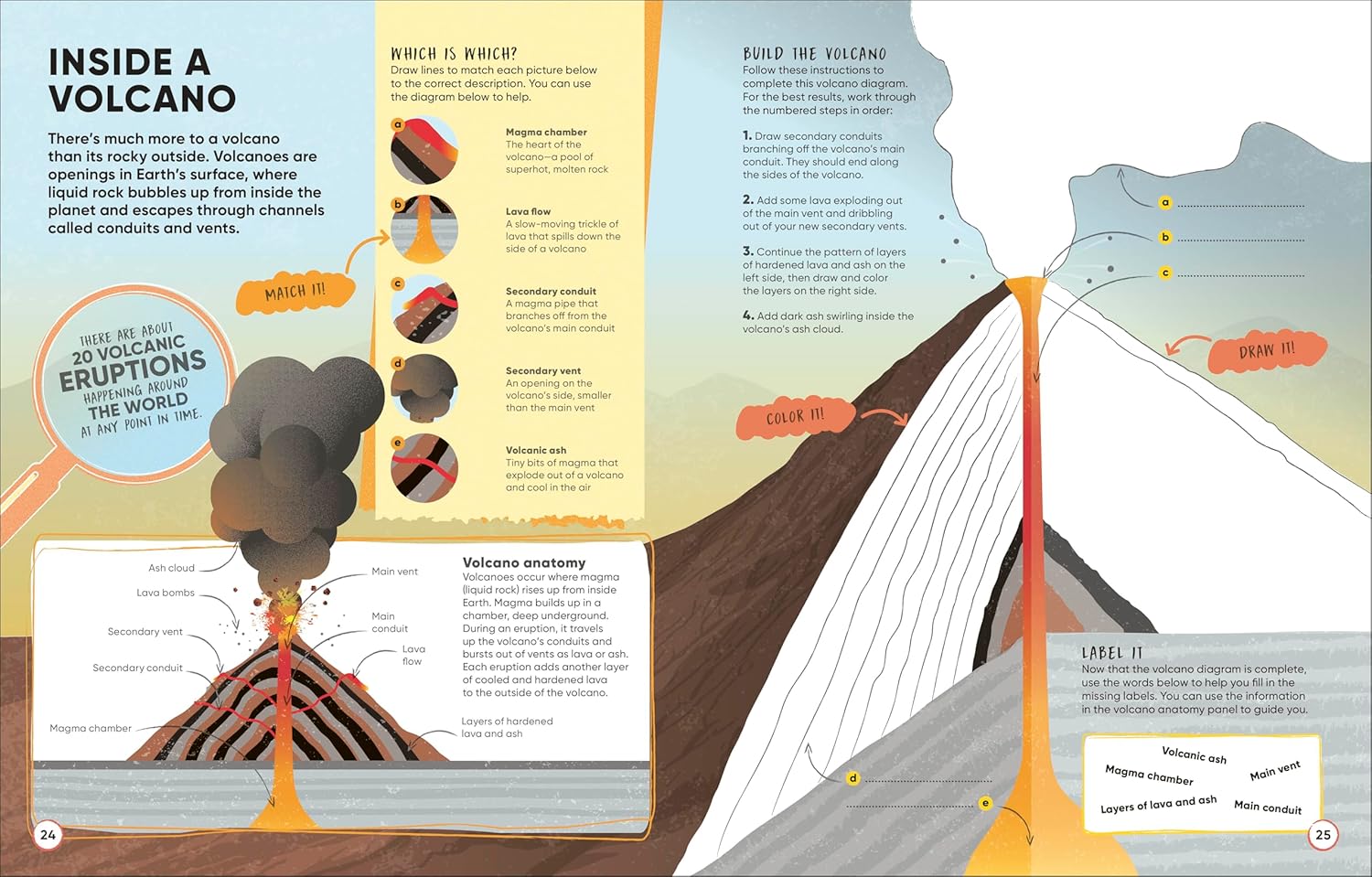 BRAIN BOOSTER: VOLCANOES AND EARTHQUAKES