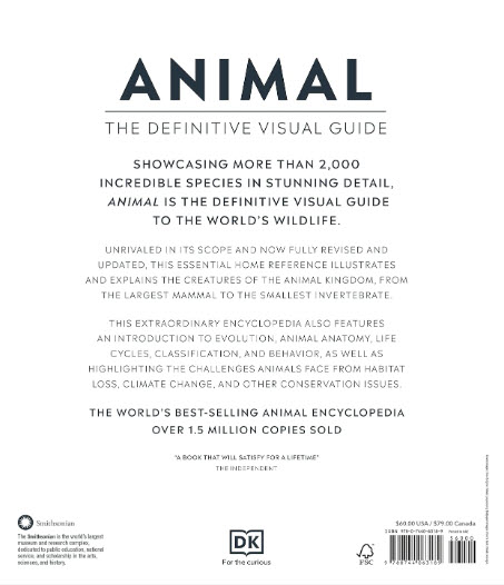 ANIMAL: THE DEFINITIVE VISUAL GUIDE (DK DEFINITIVE VISUAL ENCYCLOPEDIAS) (HC)
