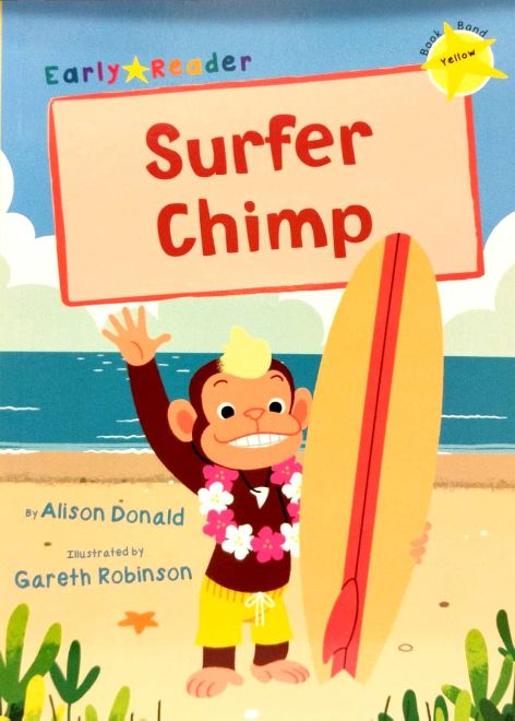 SURFER CHIMP: EARLY READER YELLOW 3