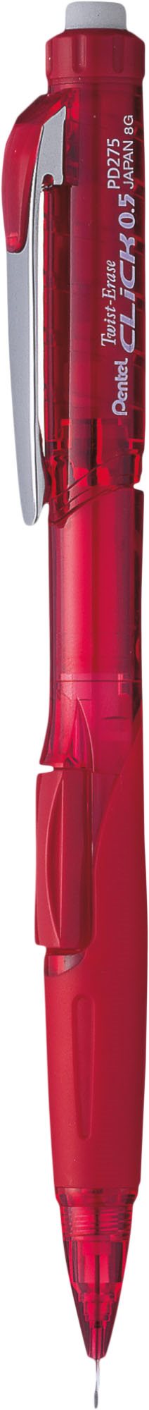 ดินสอกดข้าง 0.5 เพนเทล สีแดง #PD275-B