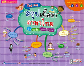 THAI MAP สรุปเนื้อหาภาษาไทย สั้น กระชับ อ่านเข้าใจง่าย ระดับประถมปลาย ป.4-5-6