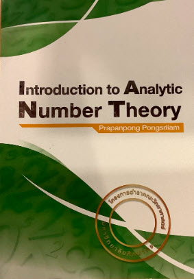INTRODUCTION TO ANALYTIC NUMBER THEORY
