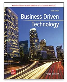 BUSINESS DRIVEN TECHNOLOGY (ISE)