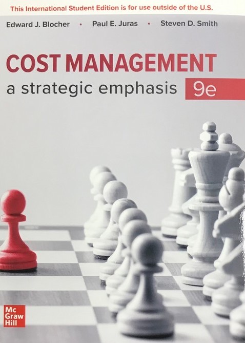 COST MANAGEMENT: A STRATEGIC EMPHASIS (ISE)