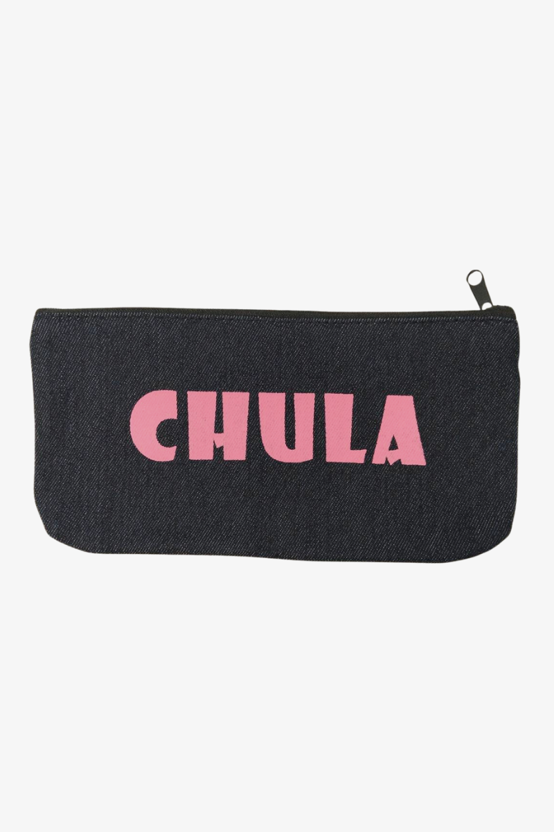 กระเป๋าดินสอยีนส์ไม่ก้นหนัง @29.-