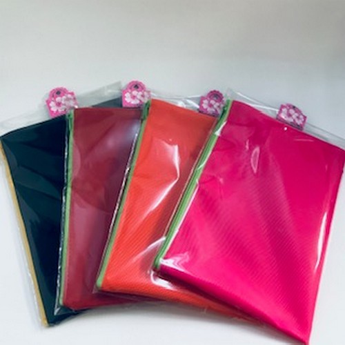 กระเป๋าเครื่องเขียนไม่มีลาย 7"x10" @45.-