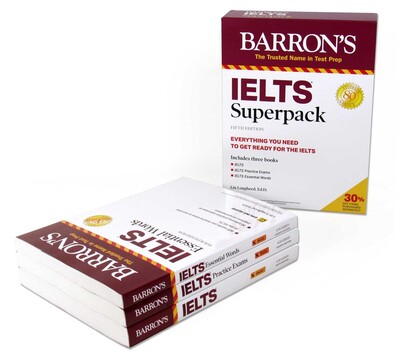 IELTS SUPERPACK (BARRON'S: THE TRUSTED NAME IN TEST PREP (3 BK.)