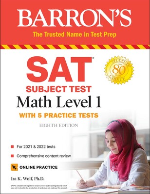SAT SUBJECT TEST MATH LEVEL 1 (WITH 5 PRACTICE TESTS) (BARRON'S)