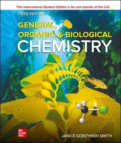 GENERAL, ORGANIC AND BIOLOGICAL CHEMISTRY (ISE)