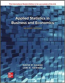 APPLIED STATISTICS IN BUSINESS AND ECONOMICS (ISE)