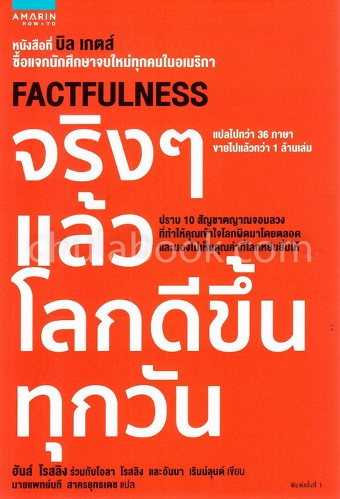 จริง ๆ แล้วโลกดีขึ้นทุกวัน (FACTFULNESS)