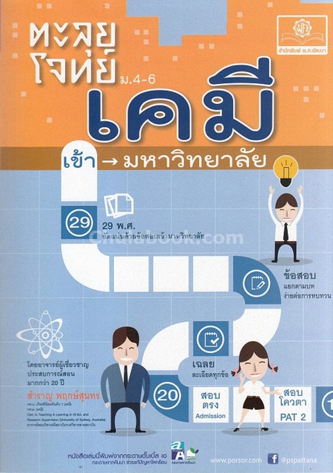 ตะลุยโจทย์เคมี ม.4-6 เข้ามหาวิทยาลัย