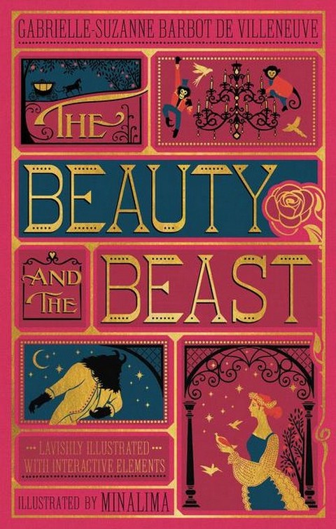 THE BEAUTY AND THE BEAST (MINALIMA EDITION) (ILLUSTRATED WITH INTERACTIVE ELEMENTS)