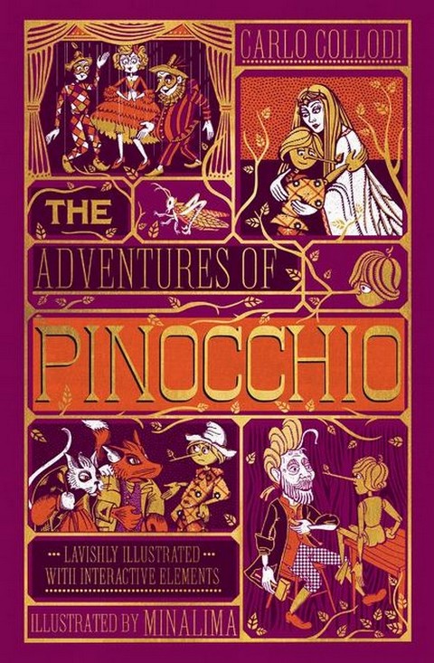 THE ADVENTURES OF PINOCCHIO (MINALIMA EDITION) (ILUSTRATED WITH INTERACTIVE ELEMENTS)