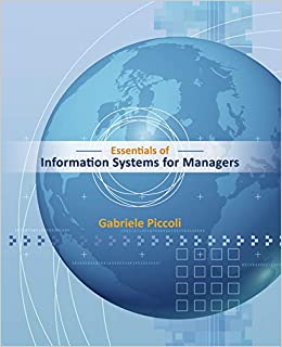 ESSENTIALS OF INFORMATION SYSTEMS FOR MANAGERS