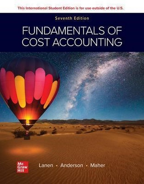 FUNDAMENTALS OF COST ACCOUNTING (ISE)