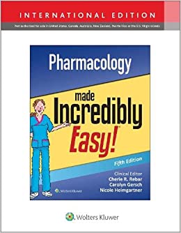 PHARMACOLOGY MADE INCREDIBLY EASY! (IE)