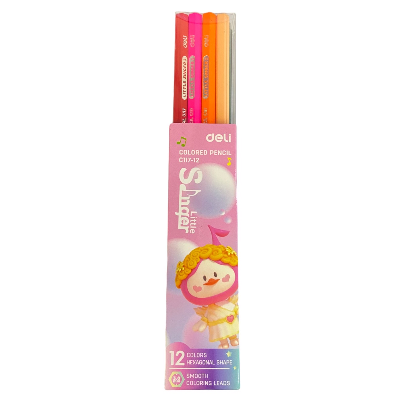 ชุดดินสอสีไม้ 12สี DL C117-12