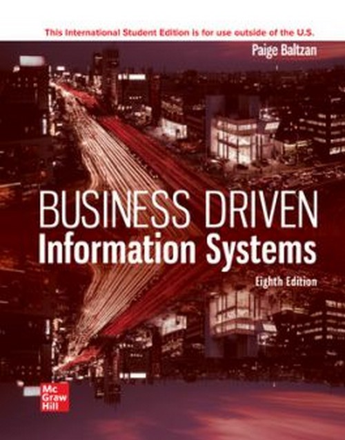 BUSINESS DRIVEN INFORMATION SYSTEMS (ISE)