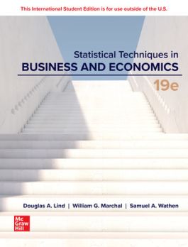 STATISTICAL TECHNIQUES IN BUSINESS AND ECONOMICS (ISE)