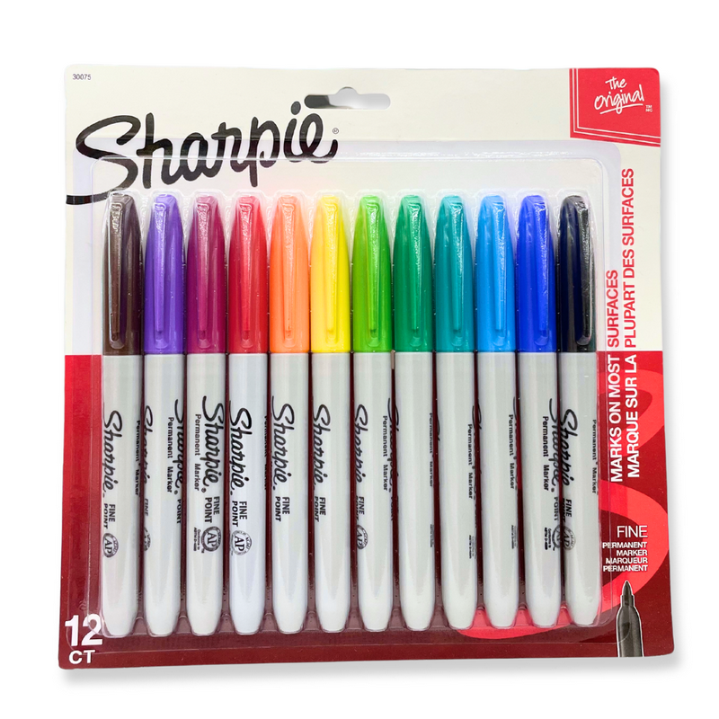 ปากกา SHARPIE FINE 12 CLR SET CARDED 30075PP