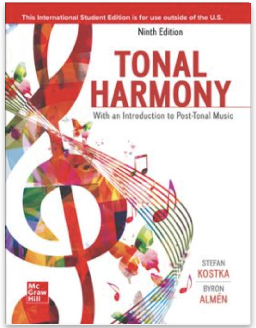 TONAL HARMONY: WITH AN INTRODUCTION TO POST-TONAL MUSIC (ISE)