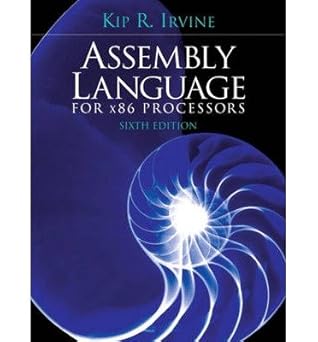 ASSEMBLY LANGUAGE FOR X86 PROCESSORS (IE) **