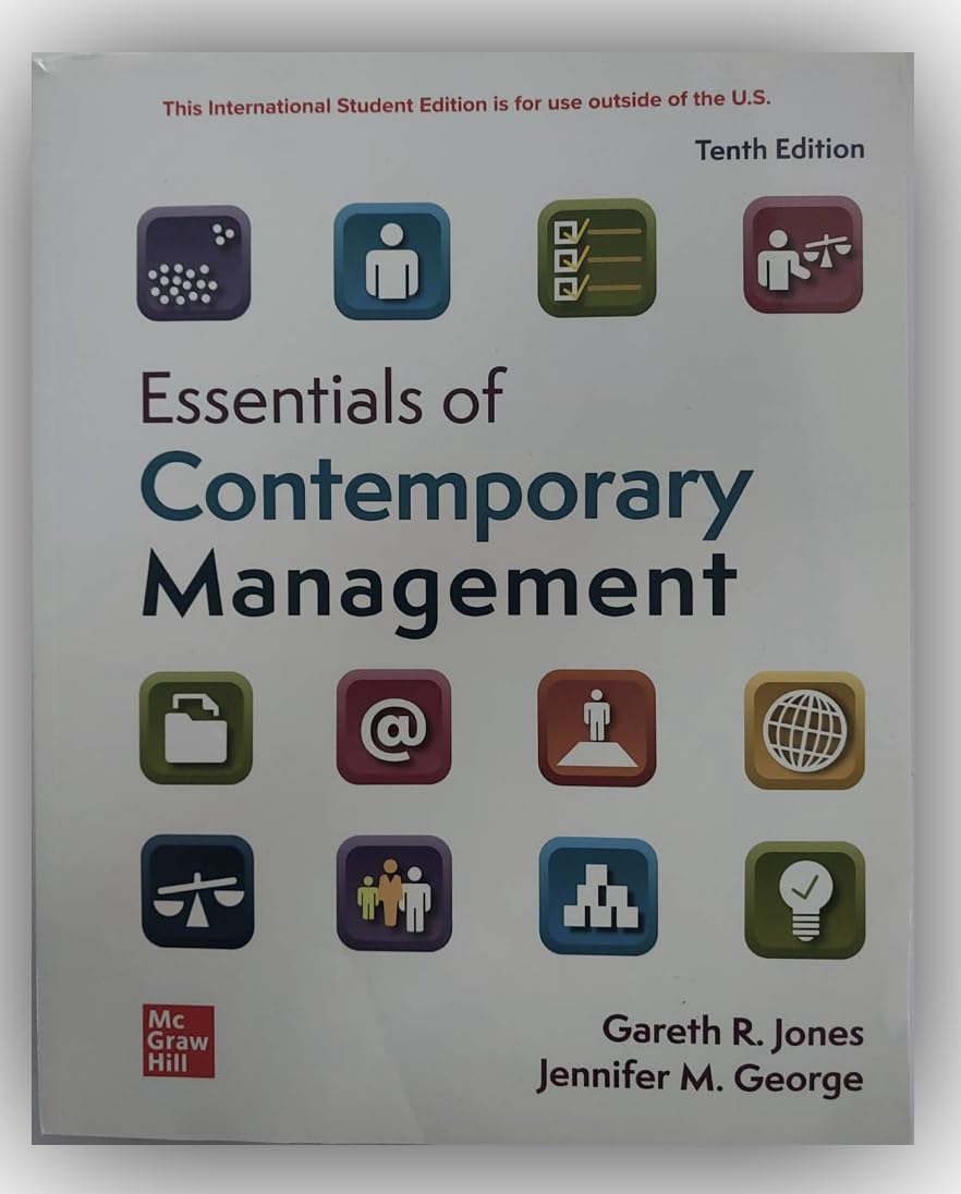 ESSENTIALS OF CONTEMPORARY MANAGEMENT (ISE)