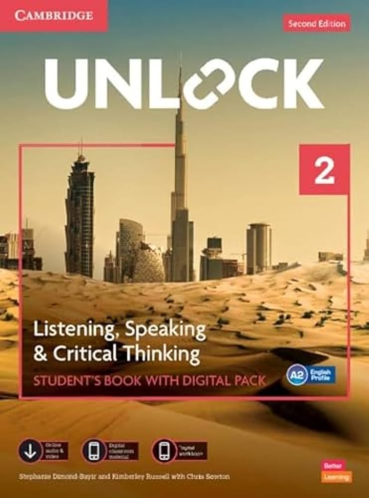 UNLOCK 2: LISTENING, SPEAKING AND CRITICAL THINKING (STUDENT'S BOOK WITH DIGITAL PACK)