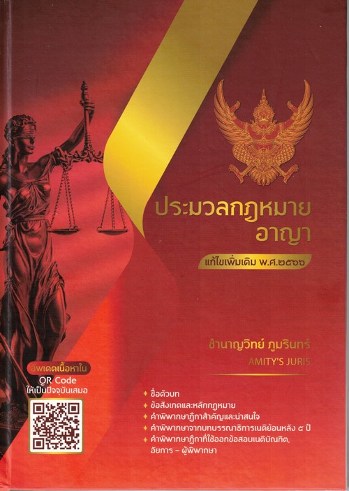ประมวลกฎหมายอาญา QR CODE แก้ไขเพิ่มเติม พ.ศ.2566