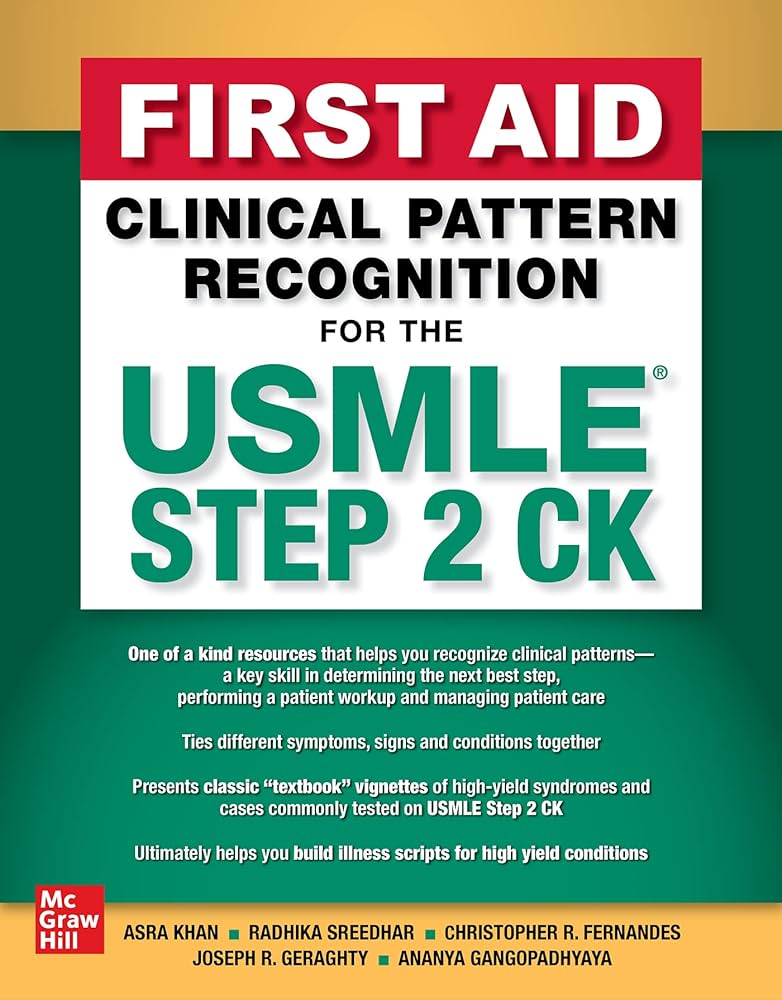 FIRST AID CLINICAL PATTERN RECOGNITION FOR THE USMLE STEP 2 CK ศูนย์